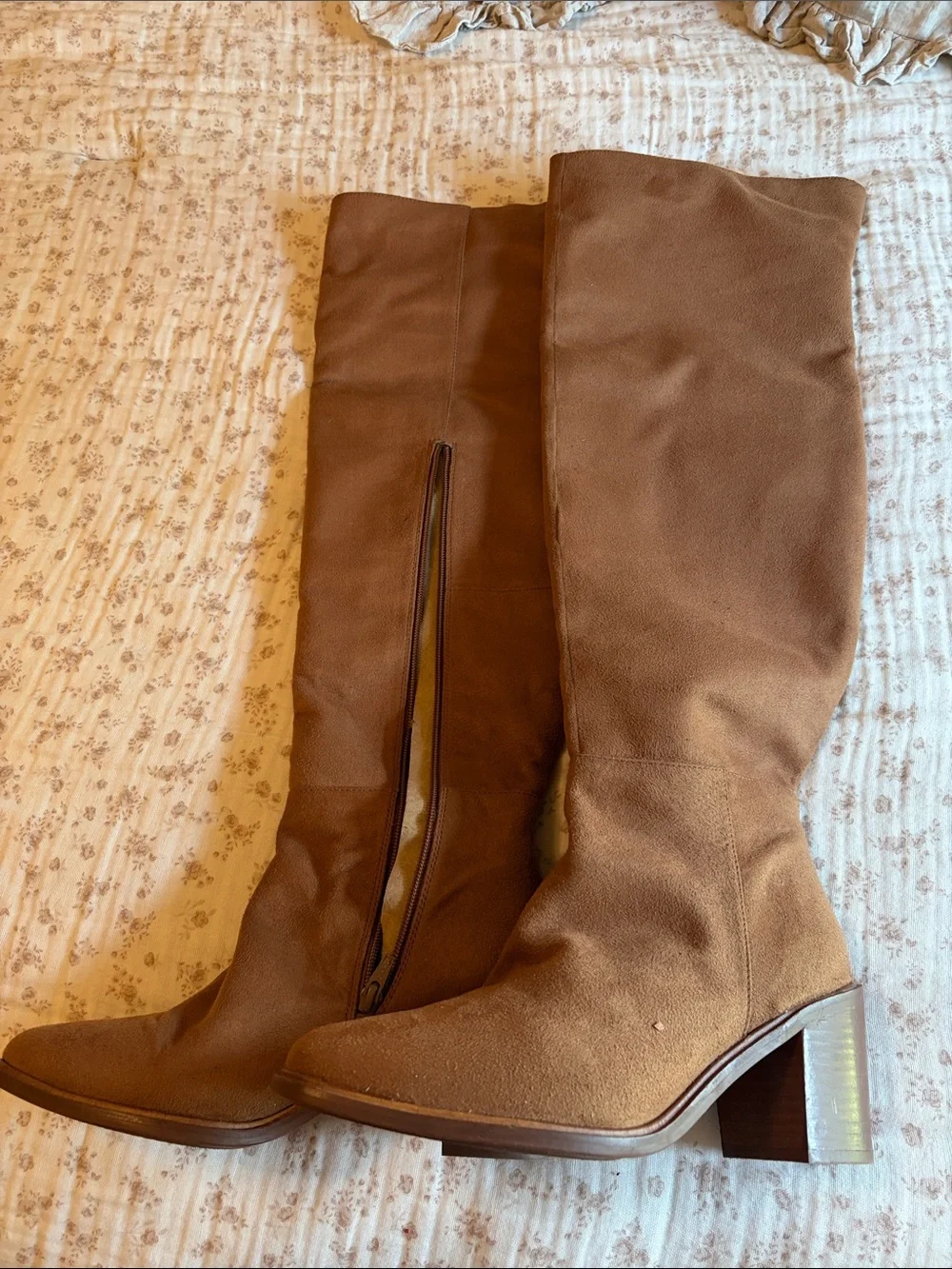 Seychelles New Brown Women's Knee-High Block Heel Boots